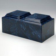 Majesty Companion Navy Cremation Urn 410 cubic Inches.