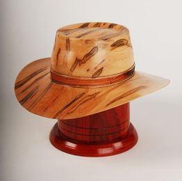Outback Cremation Urn Hand Turned Maple  275 cubic Inches
