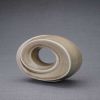 Passage Sculpture Art memorial Candle In Beige Gray  195 Cu. In.