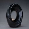 Passage Sculpture Memorial Candle Black Gloss 195 Cu. In.