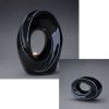 Passage Sculpture Memorial Candle Black Gloss 195 Cu. In.