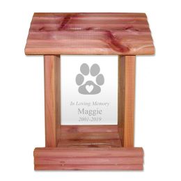 Personalized Pet Memorial Gift Birdfeeder