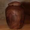 Hand Turned Walnut Wood Cremation Urn -3 sizes