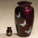 Luminescent Series Urns - Butterfly - Keepsake 2.8 Cu In