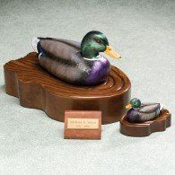 Regal Mallard Keepsake Urn  1 Cu. In.