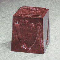 Saturn Simulated Marble  Merlot Cremation Urn 201 Cu In