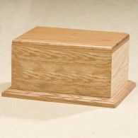 Scandia Solid Oak Large Adult Cremation Urn 229 Cu In