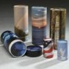 Scattering Tube Eco Urns - American Flag - Small
