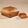 Woodsculpt  Unique Cherry Wood Keepsake Urn 12 Cu In