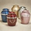 Silverado Pewter Enameled Urn 220 Cu In.