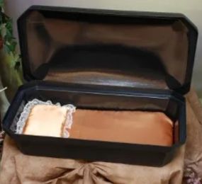 Standard Large 32 Inch Pet Casket With Gold Liner