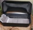 Standard Small Black Casket With Silver Interion 18 Inch