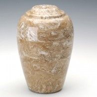 Navy Eldridge Cultured Marble Adult Urn 210 Cu In