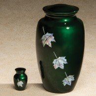 Leaves Series Keepsake Urn 2.8 Cu In