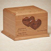 Together Forever Companion Urn  450 Cubic Inches