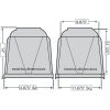 Vantage  Standard 18 Inch Burial Vault in Ebony