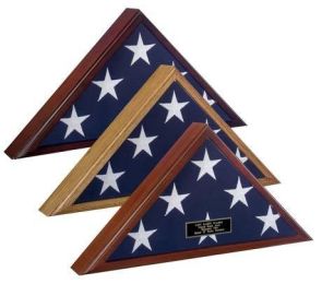 Veteran Burial Flag Case In Oak Or Cherry Wood