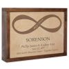 Infinity Symbol Companion Wall Mounted Cremation Urns 430 Cu In