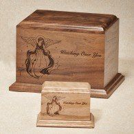 Watching Over You Oak Sharing Urn Keepsake 52 Cu In