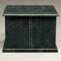 Rectangle Evermore Adult Black Companion Urn 420 Cu In (Marble Urns: Green)